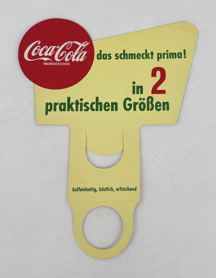 Coca Cola German Bottle Topper Sign (1 of 3)