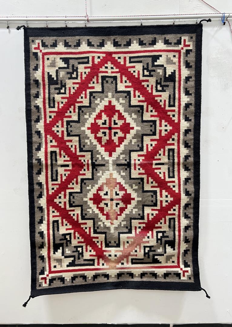 Zapotec Mexico Indian Pattern Southwest Rug (1 of 5)