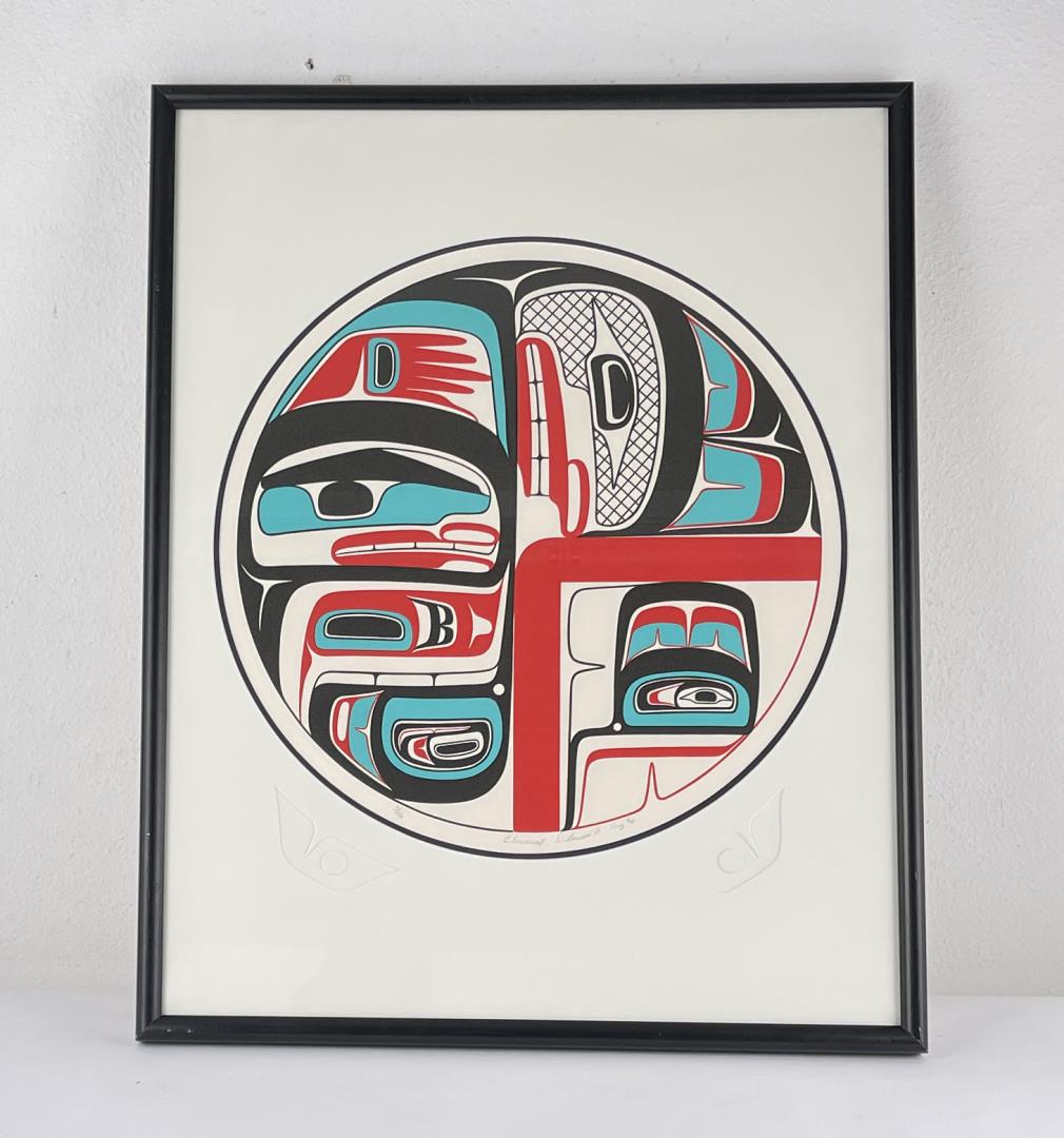 Reg Davidson Classical Dilemma Haida Indian Print (1 of 8)
