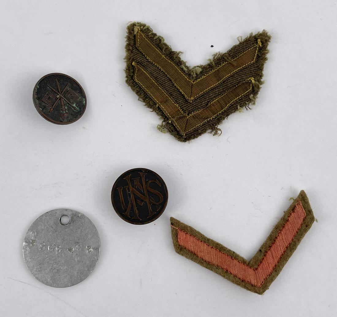 Assorted Group of WWI WW1 US Army Items: Nice grouping