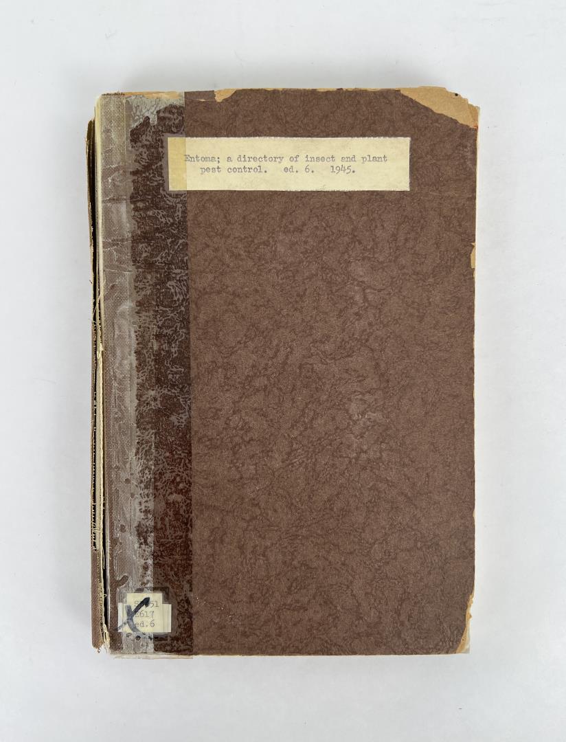 Entoma A Directory of Insect Plant Pest Control (1 of 5)