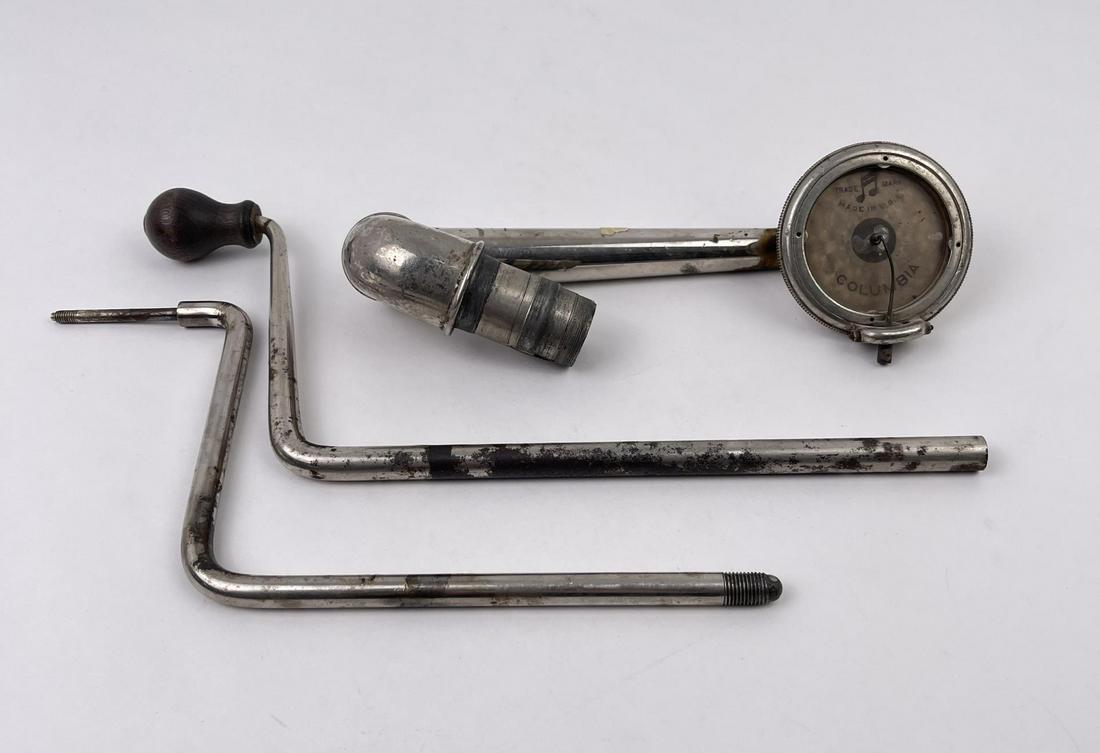 Group of Antique Phonograph Parts: Nice grouping.