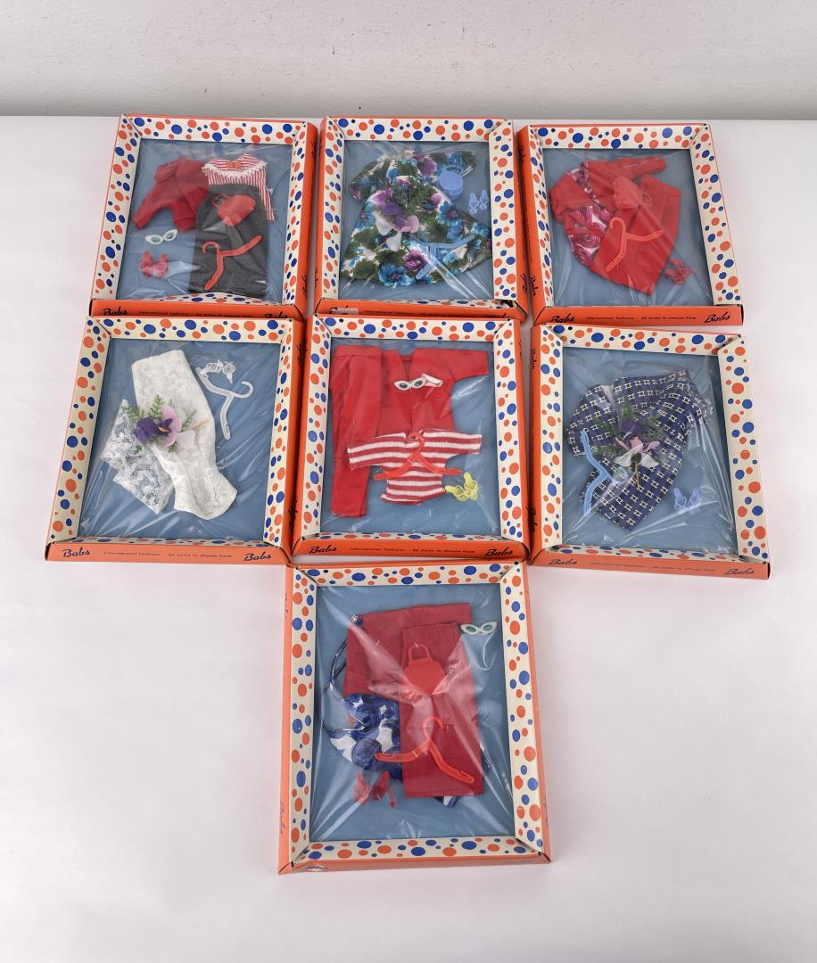 Barbie Clone JcPenney Babs Doll Clothing: New in boxes.