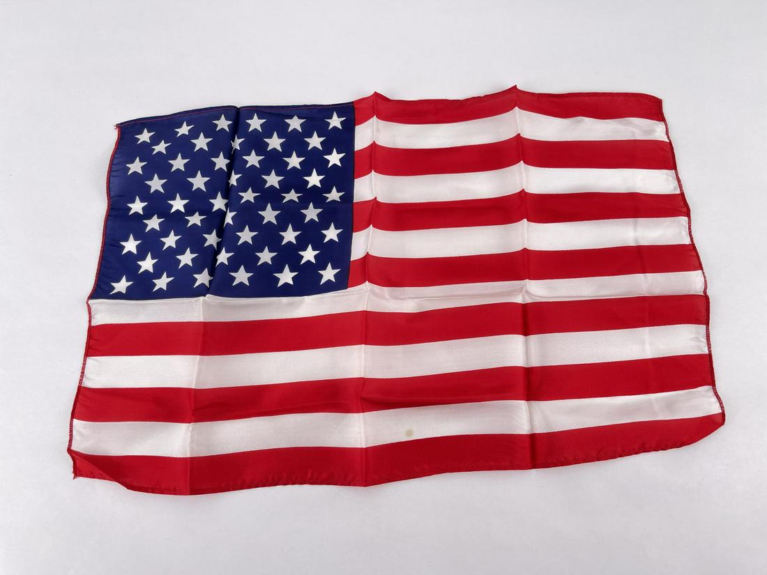 Miniature 50 Star American Flag: 11" by 17".