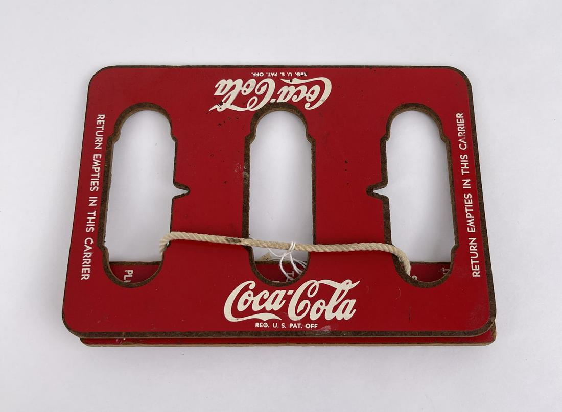Coca Cola Wood Six Pack Bottle Carrier: Nice example.