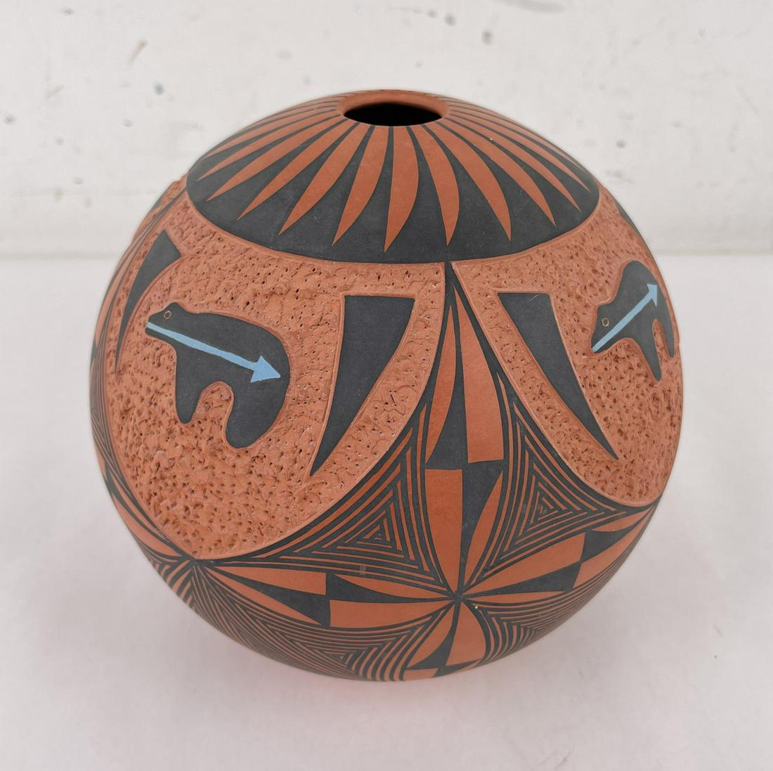 Acoma Pueblo Indian Pottery Pot Vase (1 of 4)