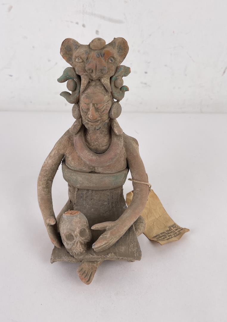 Pre Columbian Style Pottery Figure (1 of 5)