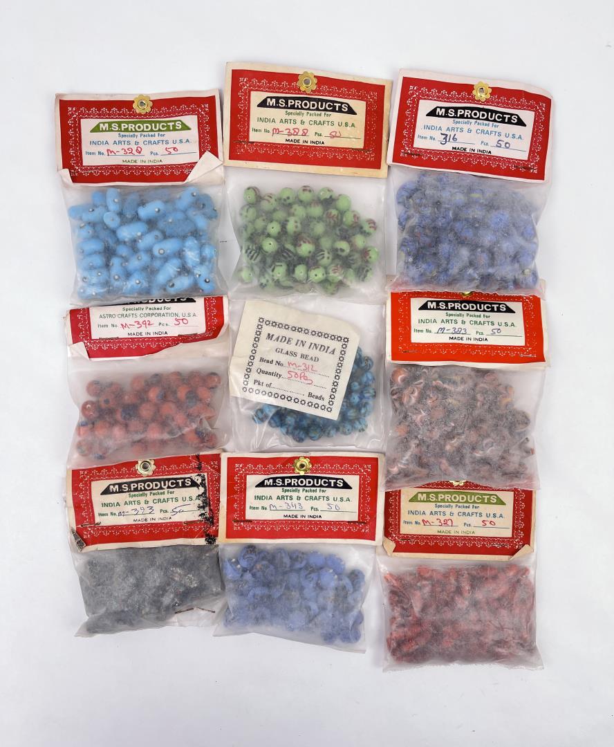 Native American Indian Trade Beads: Nice grouping. Allard Auction Collection Inv: AX