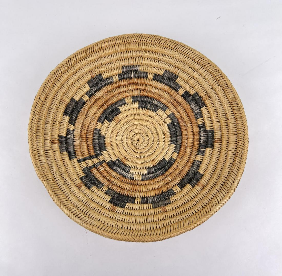Navajo Indian Wedding Basket: 10" diameter. Allard Auction Collection Inv: SDR 38863