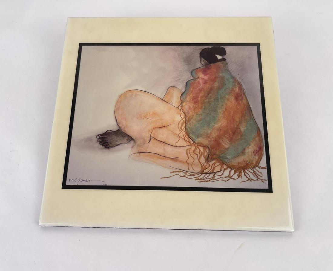 RC Gorman Indian Woman Tile (1 of 6)