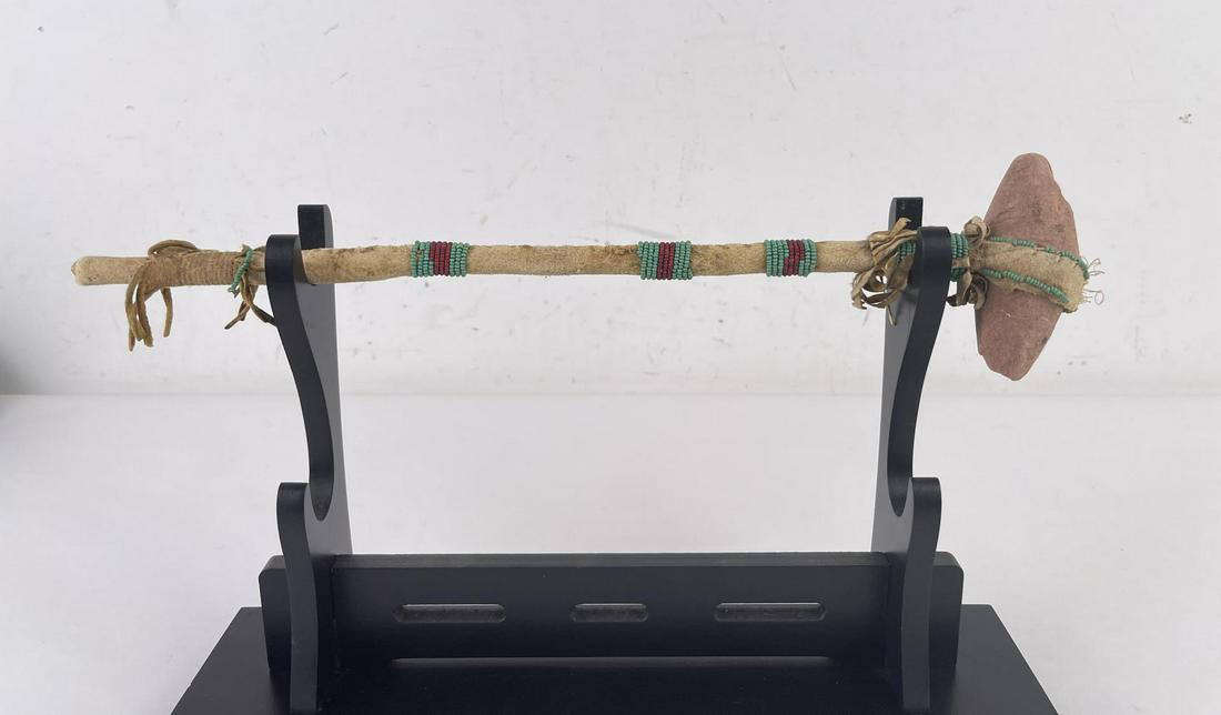 Plains Indian Beaded War Club (1 of 4)