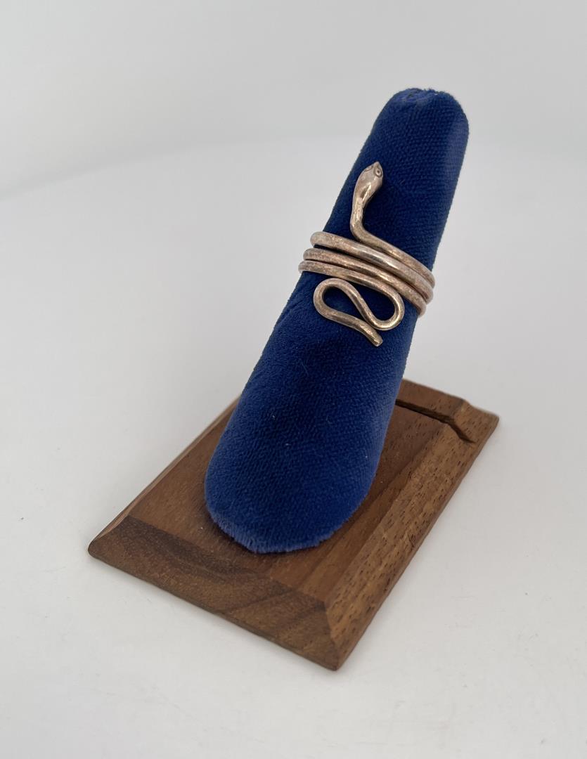 Sterling Silver Snake Ring (1 of 4)