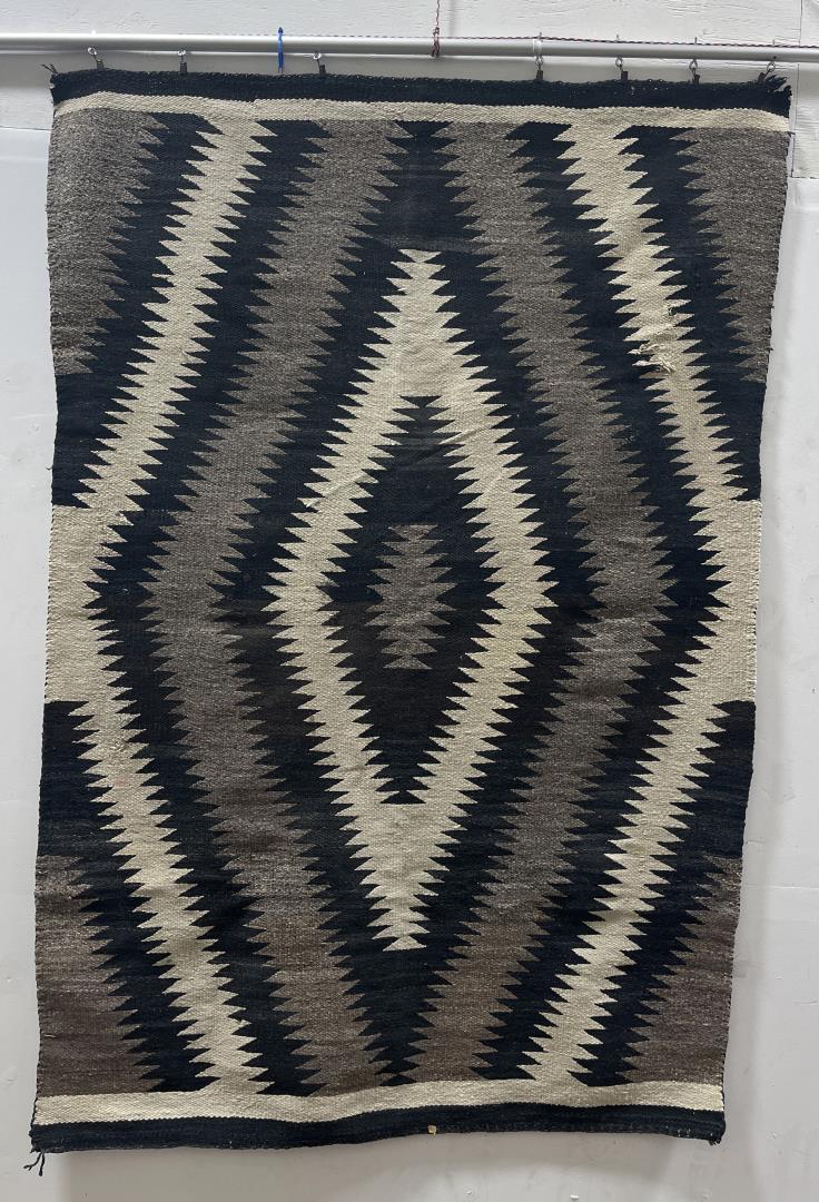 Large Antique Navajo Indian Blanket Rug (1 of 3)