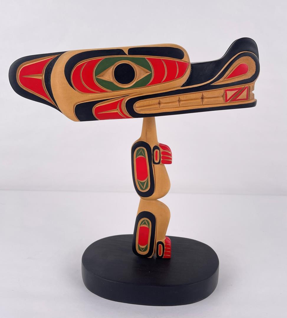 Northwest Coast Salish Indian Wolf Carving (1 of 4)