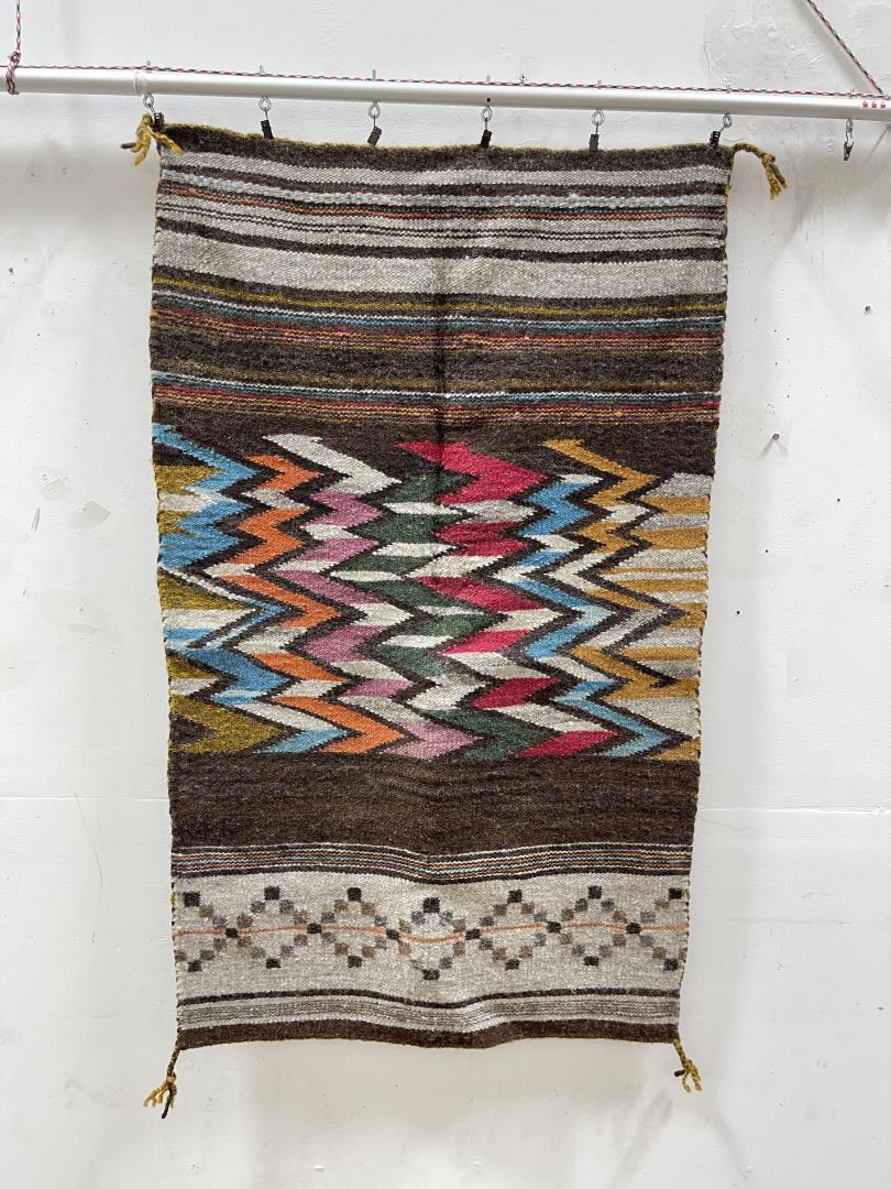 Navajo Indian Saddle Blanket Rug (1 of 3)