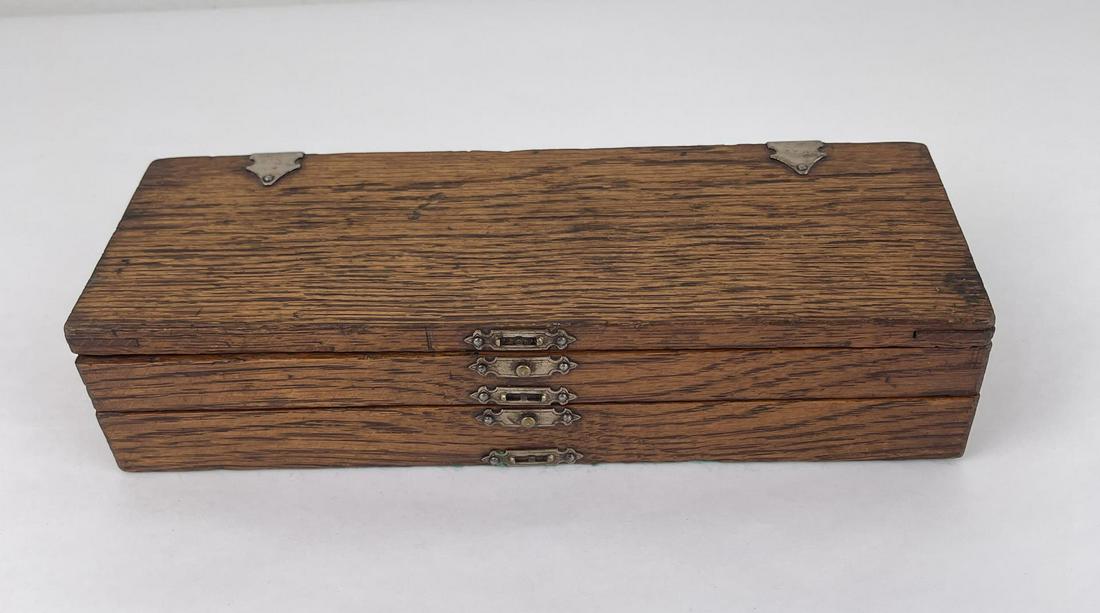 Antique Oak Drill Bit Box (1 of 6)