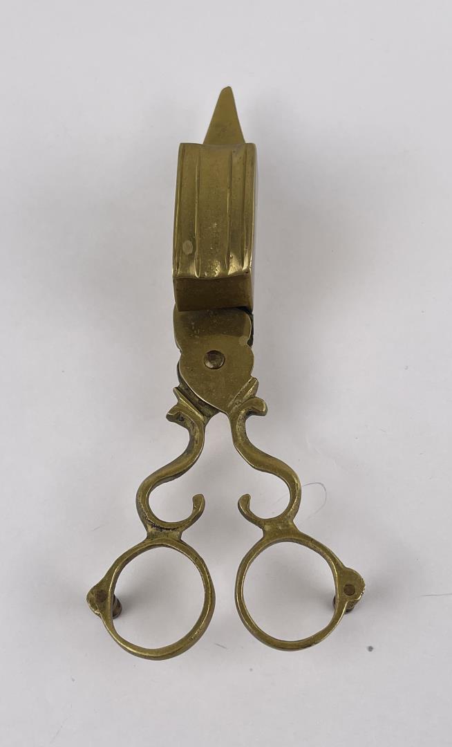 Antique Brass Candle Wick Trimmers (1 of 5)
