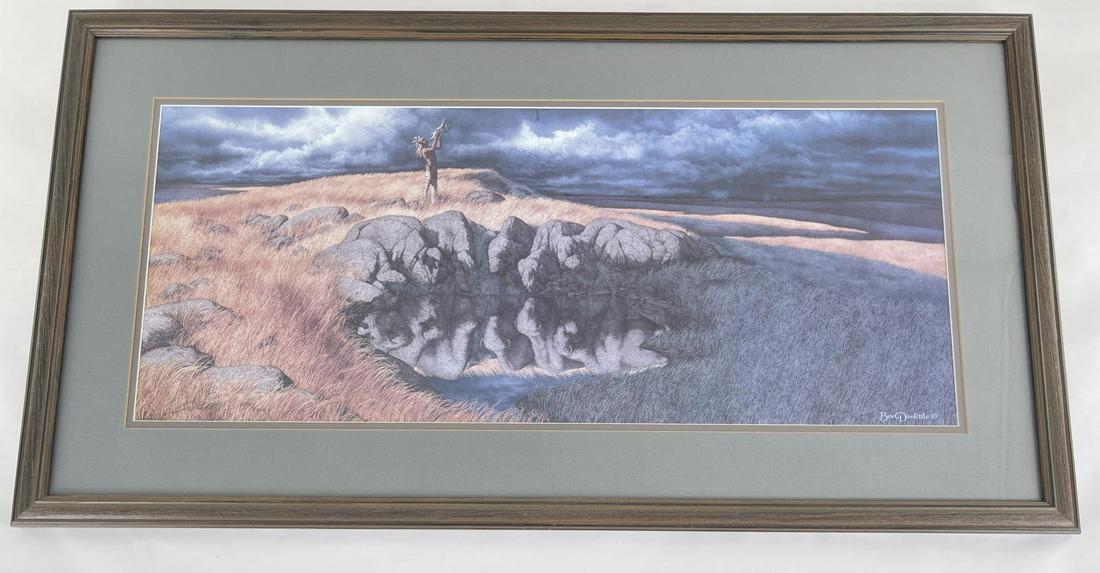 Bev Doolittle Print Calling the Buffalo (1 of 5)