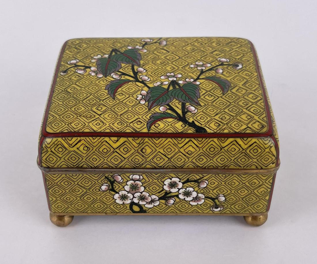 Antique Chinese Cloisonne Box (1 of 5)