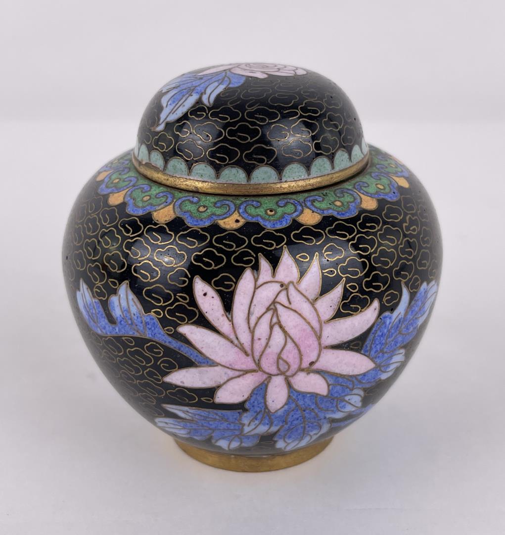 Vintage Chinese Cloisonne Ginger Jar (1 of 5)