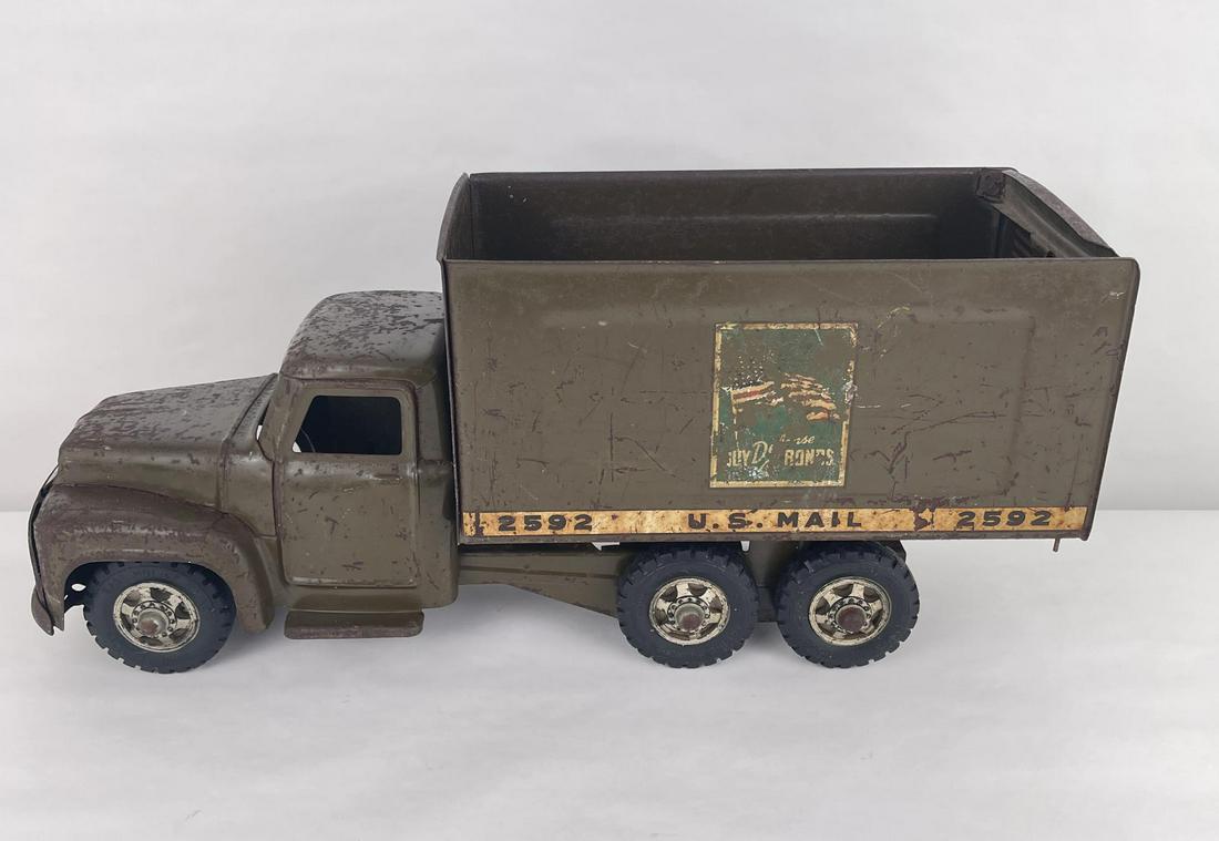 Buddy L 2592 Army Green US Mail Truck Toy (1 of 9)