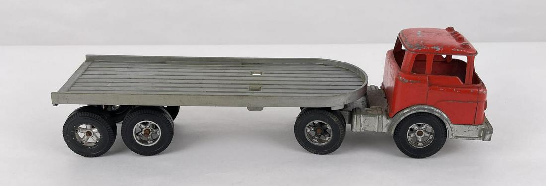 Hubley Kiddie Toy Semi Truck Toy: Original condition.