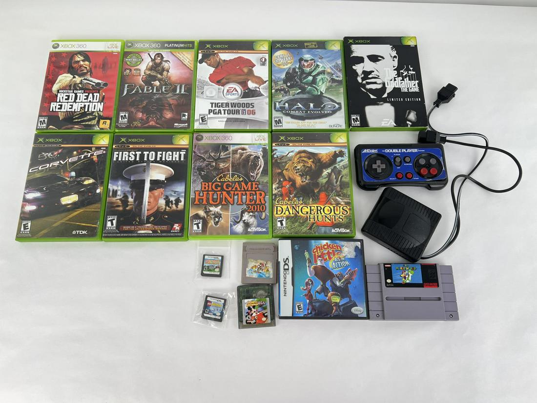 Collection of Video Games Xbox SNES Gameboy (1 of 6)