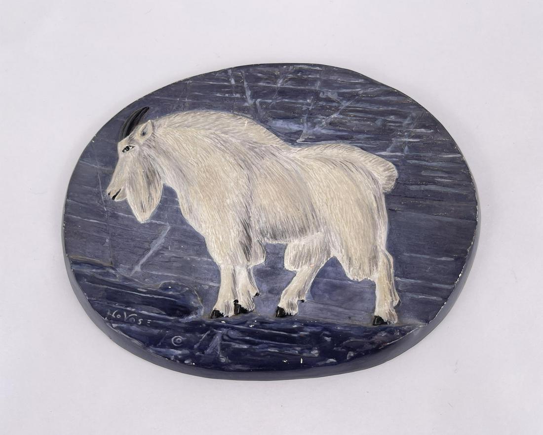 H. Vose Kalispell Montana Chalkware Plaque (1 of 4)