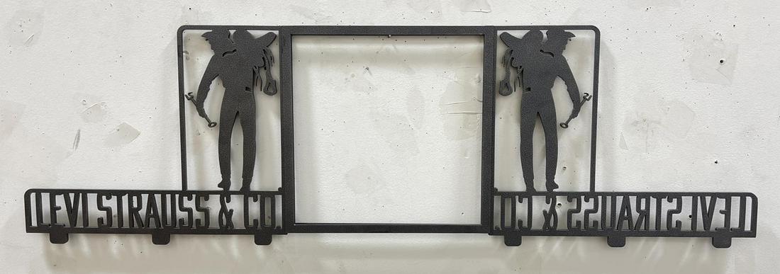 Levi Strauss 501 Denim Jean Store Display Sign (1 of 2)
