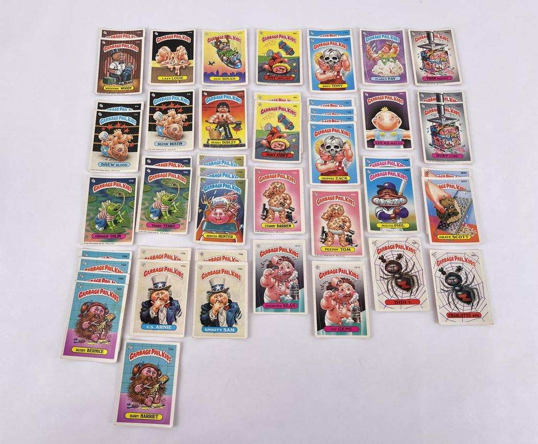 Garbage Pail Kids Cards: Nice grouping.