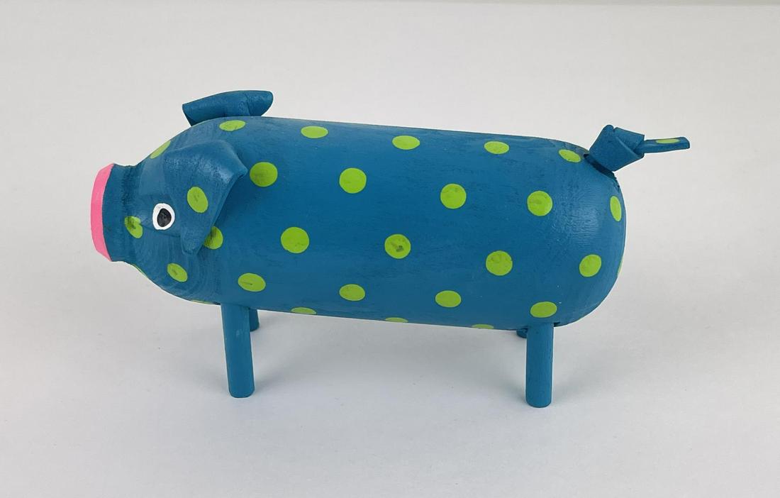 Edith John Navajo Folk Art Wood Carving (1 of 5)