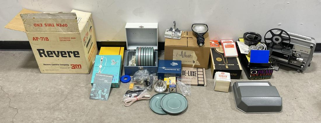 8mm Film Projector Collection: Nice grouping.