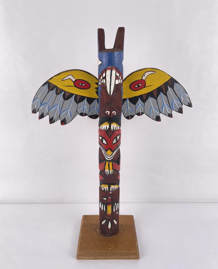 Northwest Coast Haida Indian Totem Pole (1 of 7)