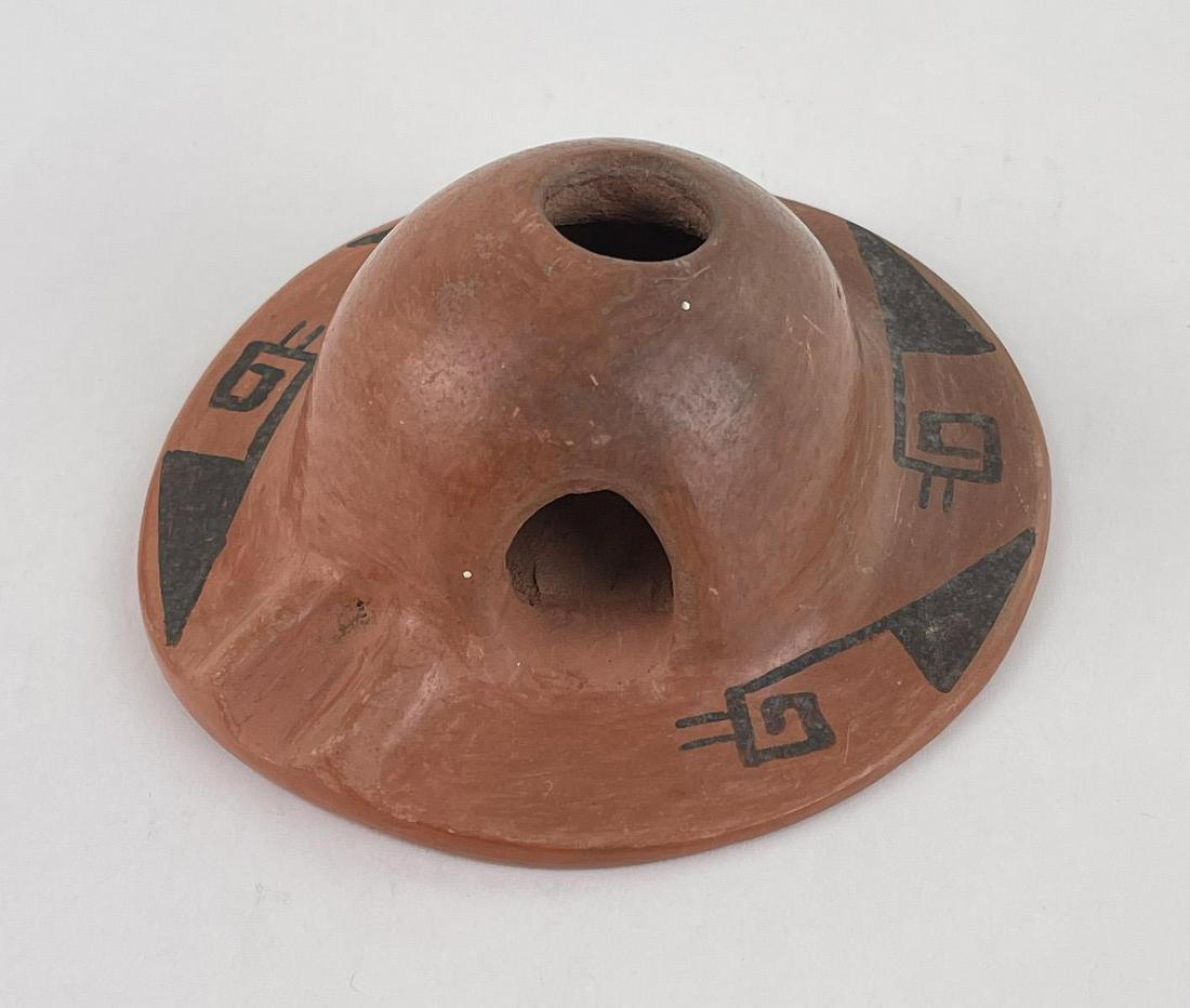 Sonia Poocha Walpi Hopi Indian Pot: 4" diameter, 1 3/4" tall. Allard Auction Collection Inv: RAH 24715