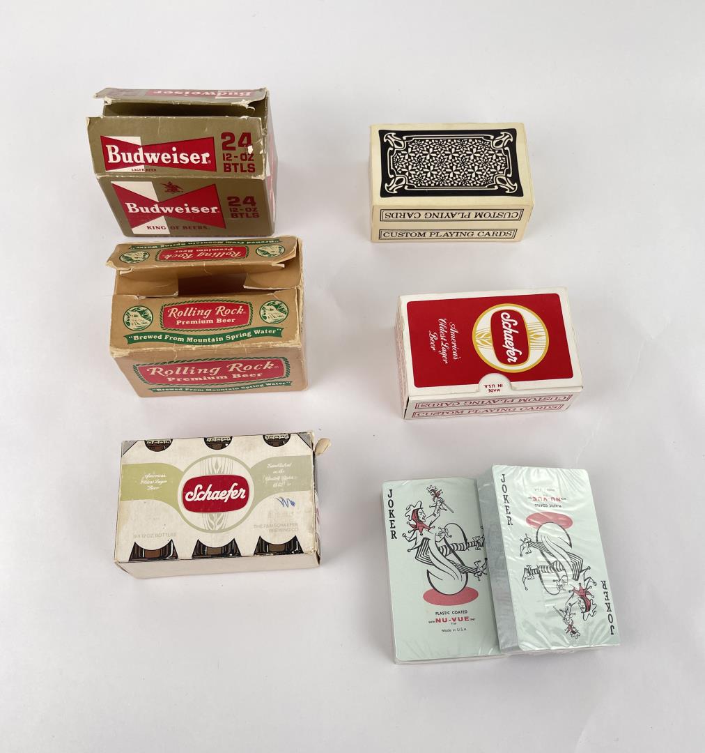 Collection of Beer Playing Cards: Nice grouping.