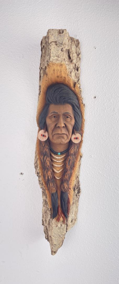 Neil Rose Montana Indian Wall Sculpture (1 of 6)