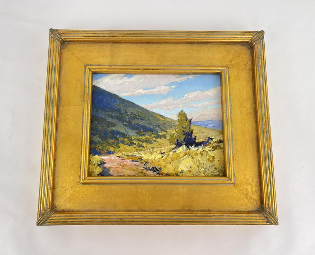 Taylor Lynde Oil on Board Painting Montana (1 of 4)