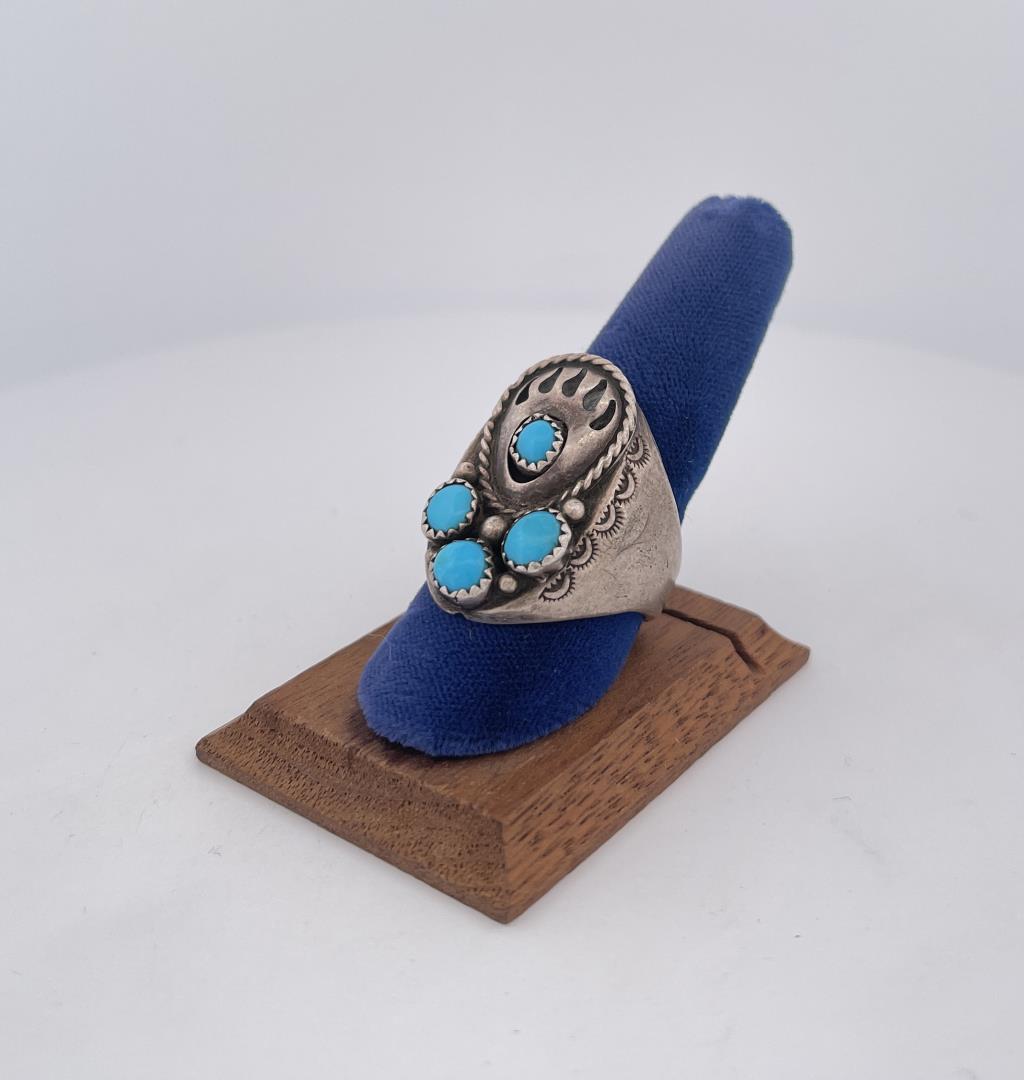 Richard Begay Navajo Sterling Silver Ring (1 of 5)