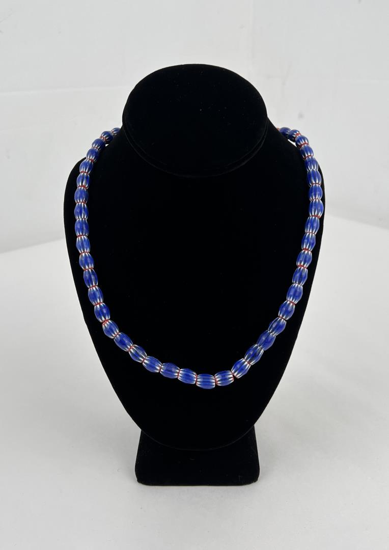 Tri Color Indian Chevron Trade Beads (1 of 4)