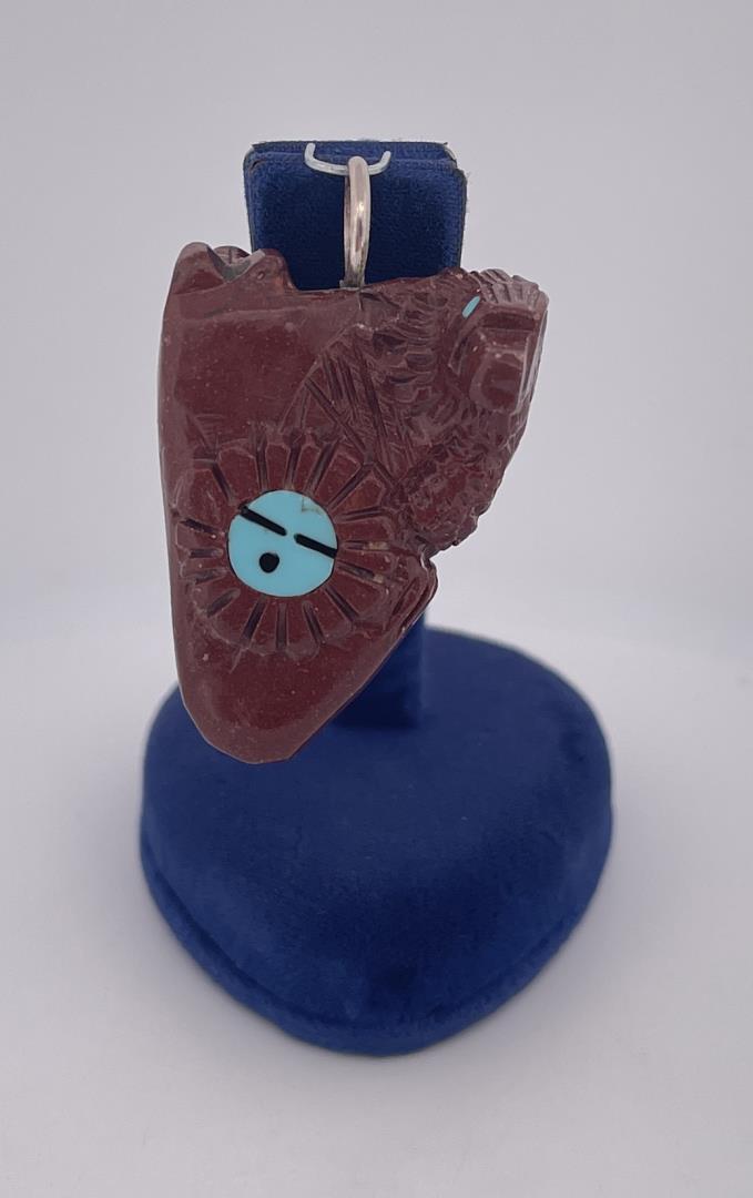Zuni Pipe Stone Fetish Necklace Pendant (1 of 5)