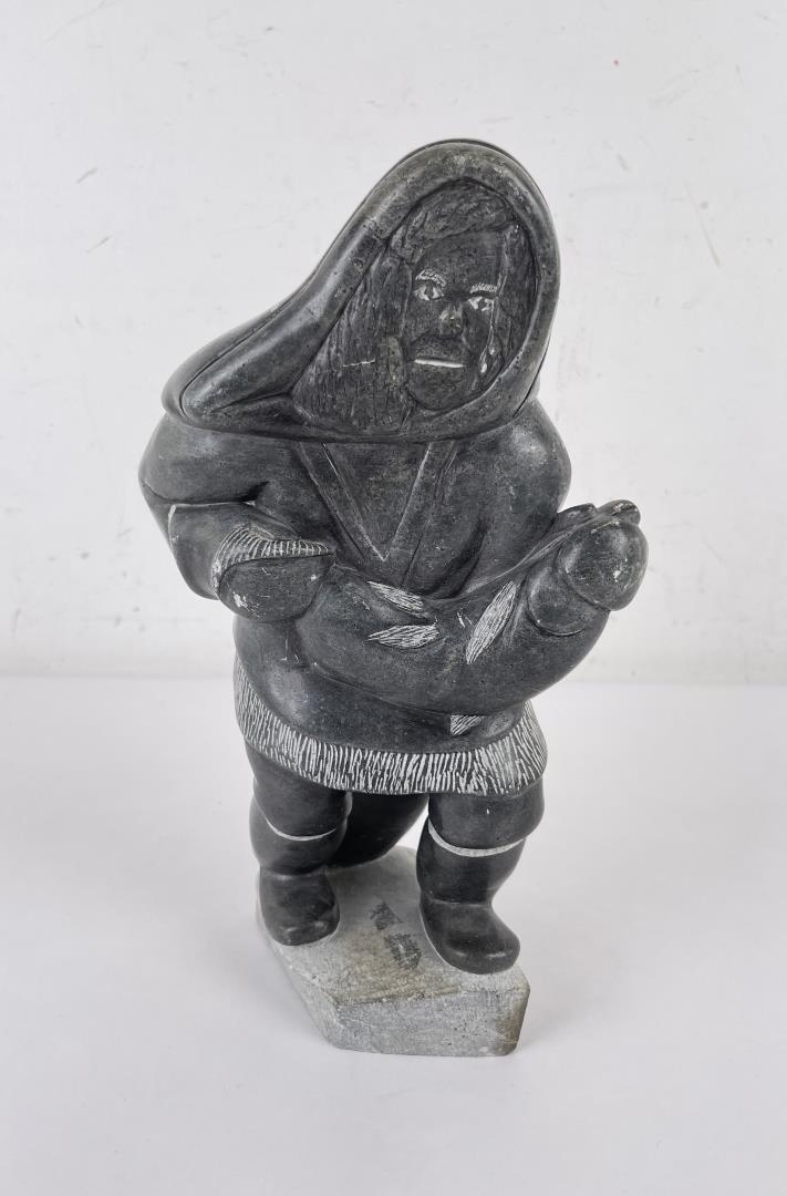 Alaskan Inuit Soapstone Carving (1 of 4)