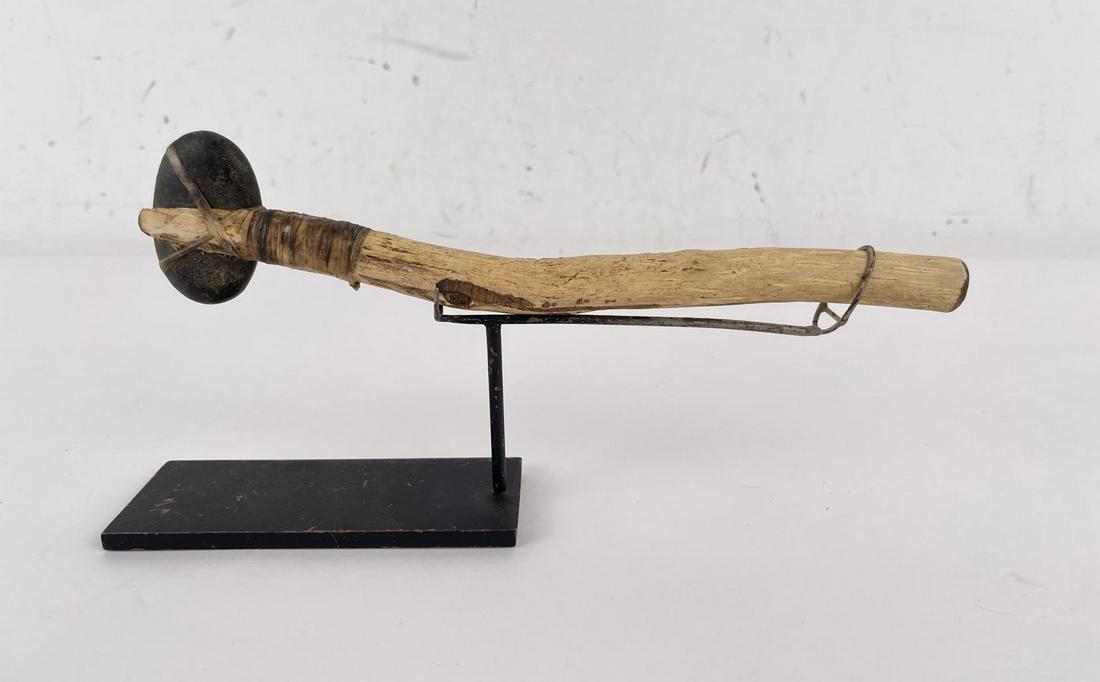 Plains Native American Indian Stone War Club (1 of 3)