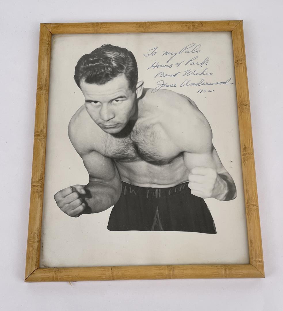 Jesse Underwood Boxer Signed Photo (1 of 4)