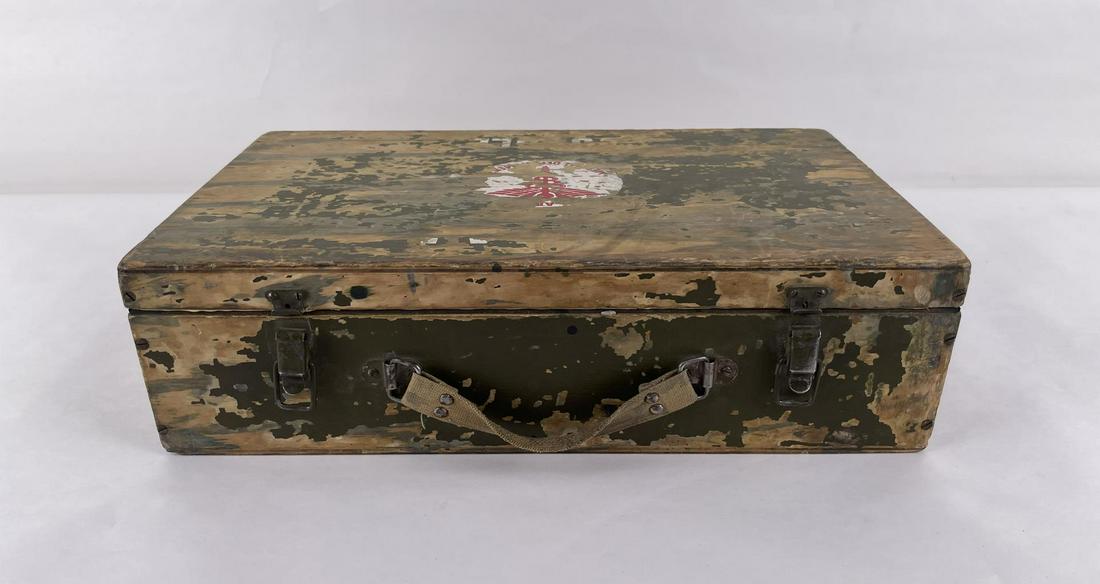 WW2 Aircraft Jungle First Aid Kit: Empty. Box only.