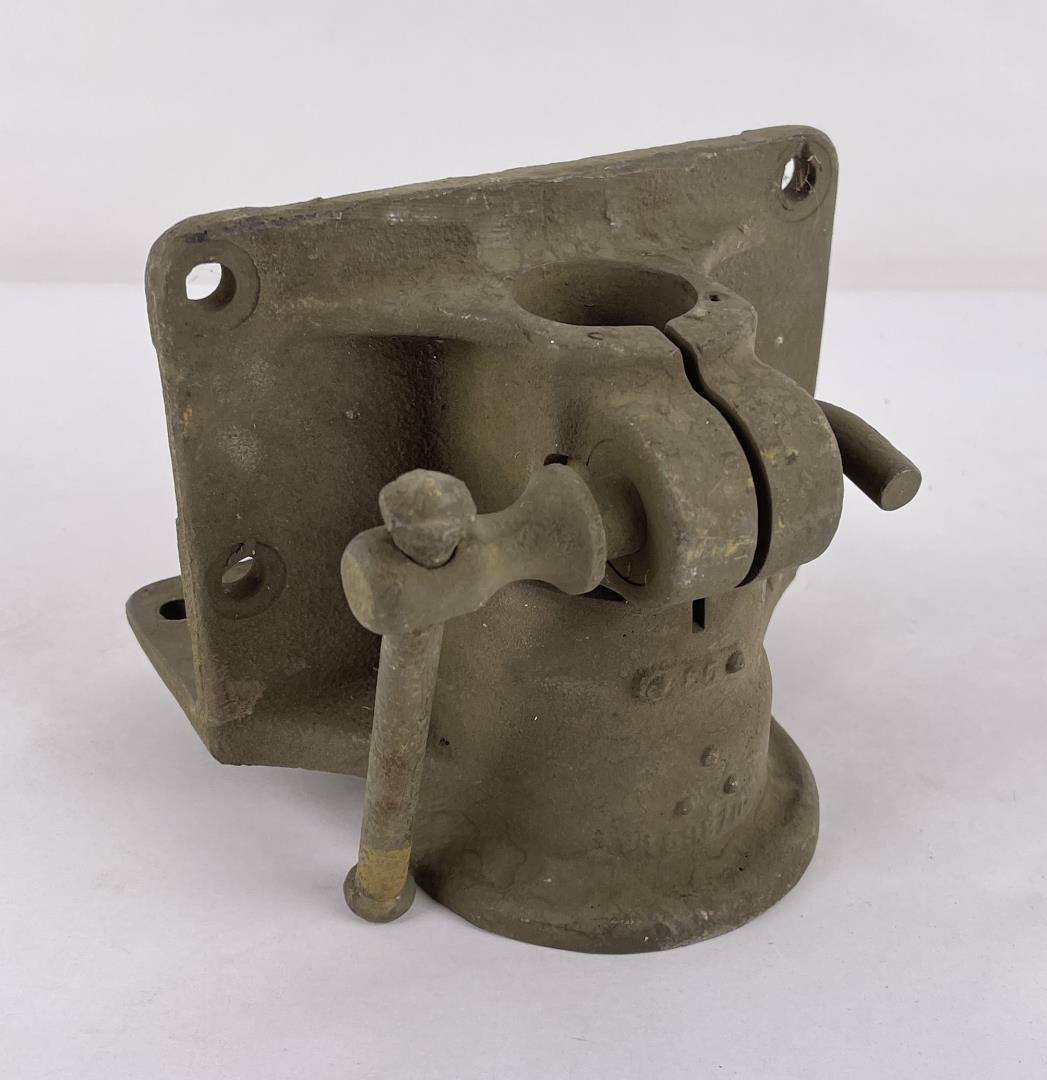 WW2 US Half Track Machine Gun Cradle Socket: Rare. Nice example.