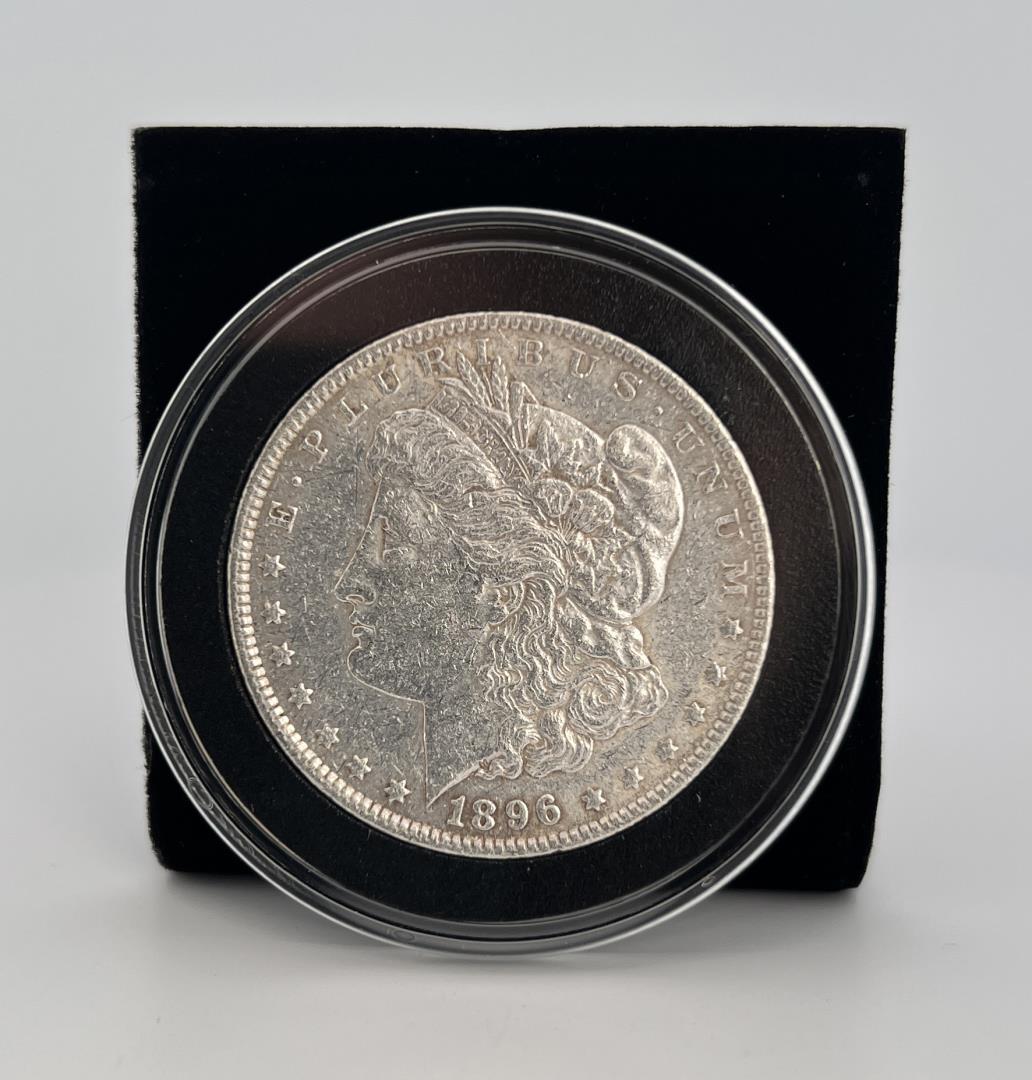 1896 P Morgan Silver Dollar: Nice coin.