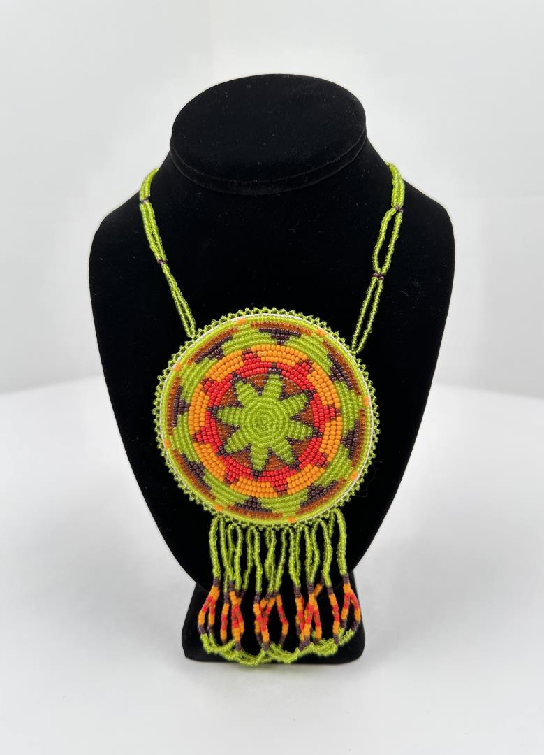 Native American Indian Beaded Necklace (1 of 2)