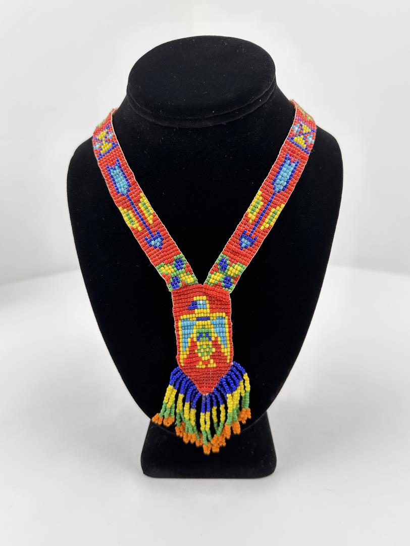 Native American Indian Beaded Necklace (1 of 2)
