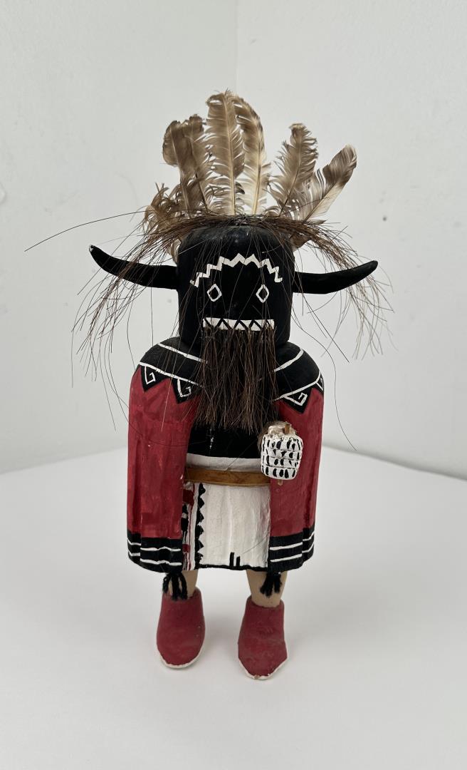 Hopi Indian Kachina Doll: 14 1/2" tall. Sold as-is. Allard Auction Collection Inv: WIL 440
