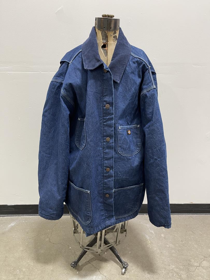 Vintage Dickies Denim Blanket Lined Jacket: Size 3xl.